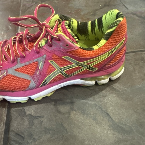 Asics Womens GT 2000 Orange Running Shoes Sneakers Size 9.5 - Picture 16 of 16